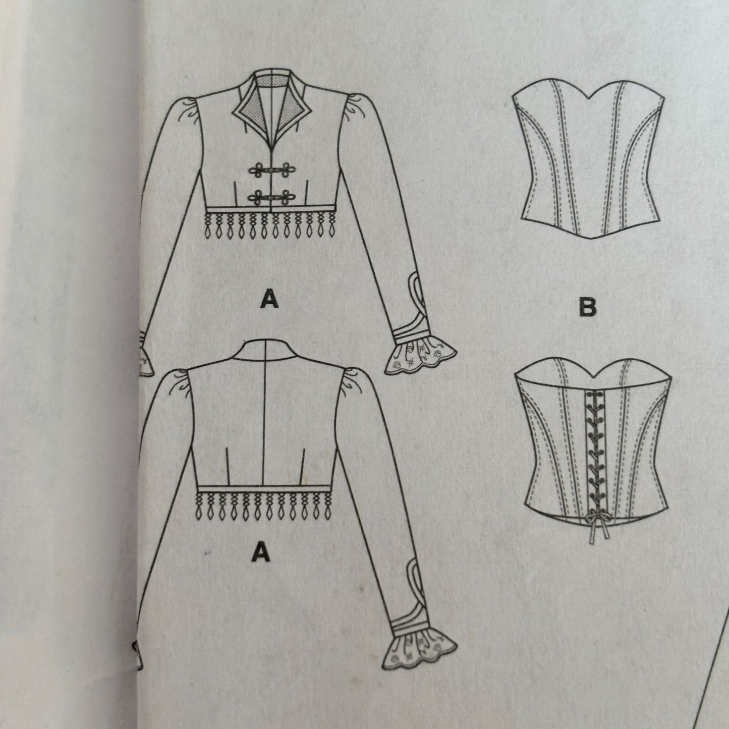 McCalls Sewing Pattern M6911 Steampunk Corset Skirt Bustle Costume Victorian Outfit 14–22 UNCUT