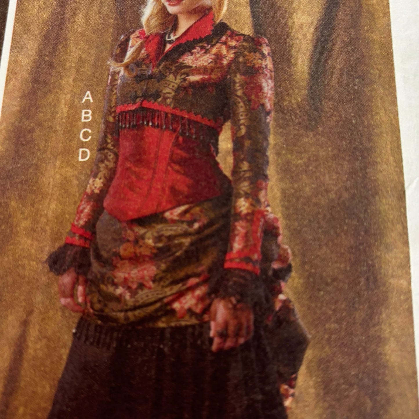 McCalls Sewing Pattern M6911 Steampunk Corset Skirt Bustle Costume Victorian Outfit 14–22 UNCUT