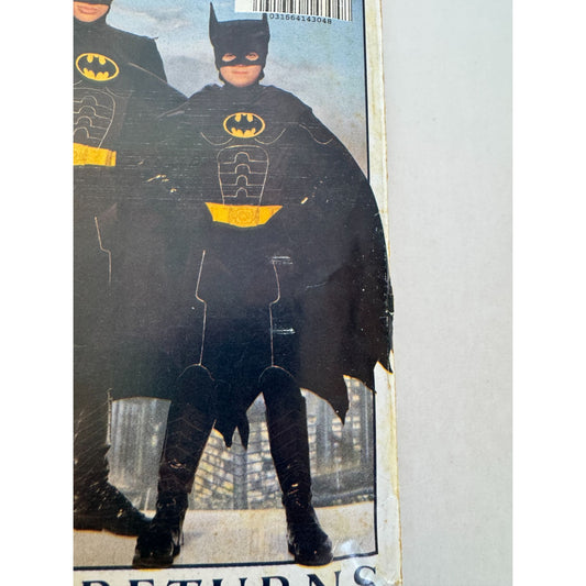 Butterick Sewing Pattern 6377 Batman Returns Halloween Costume Boys Superhero UC