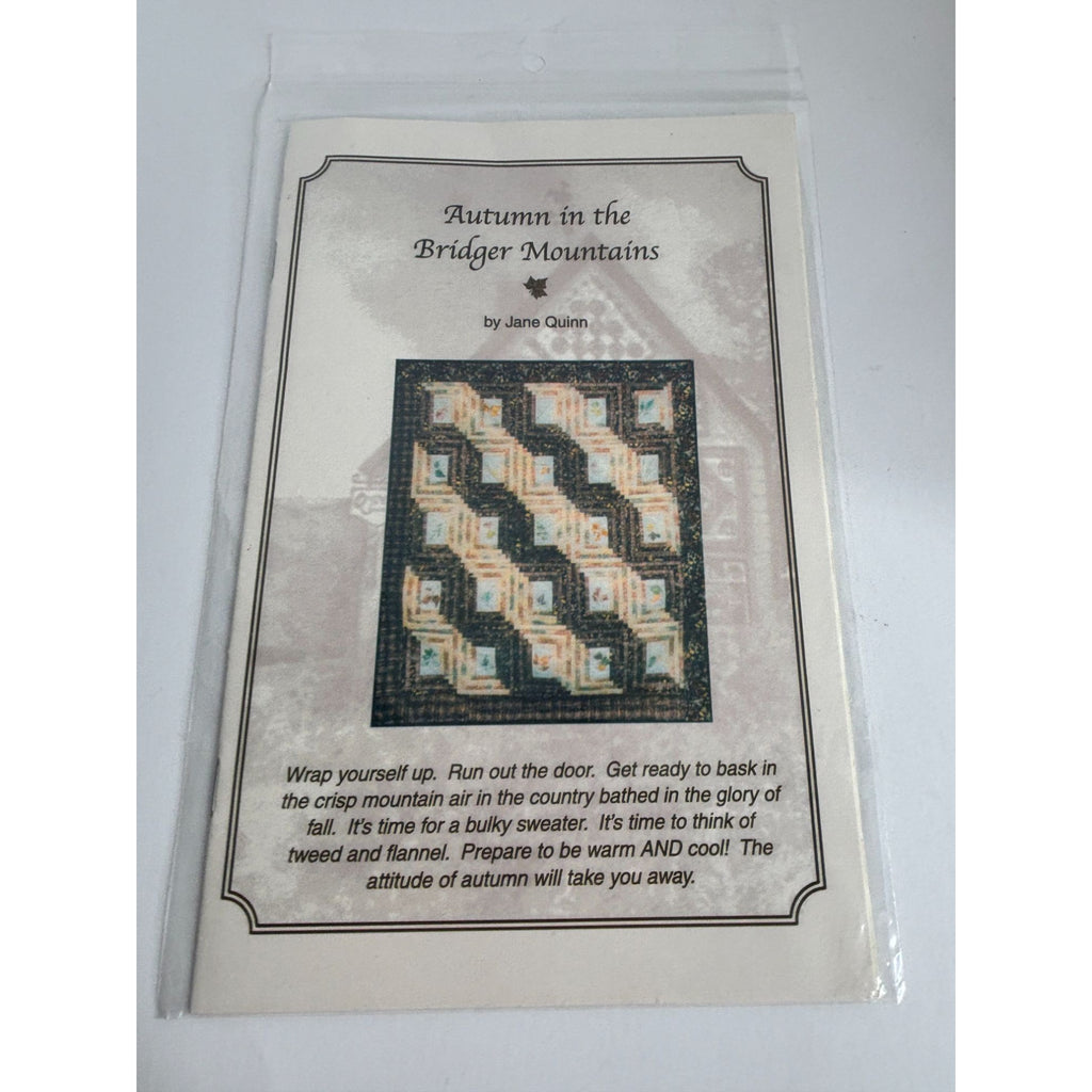 Autumn in the Bridger Mountains Quilt Pattern Jane Quinn Quilting in the Country