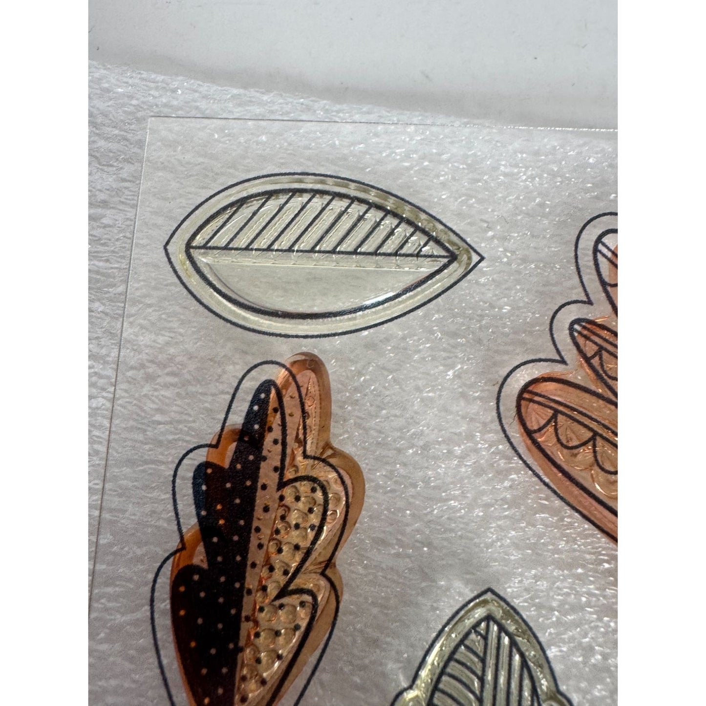 CTMH My Acrylix Acrylic Stamp Set Falling for You Cardmaking Fall Leaves C1686