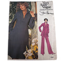 Vogue Sewing Pattern 1168 Stan Herman 1970s Dress Pants Lounge Set 12 Uncut Easy