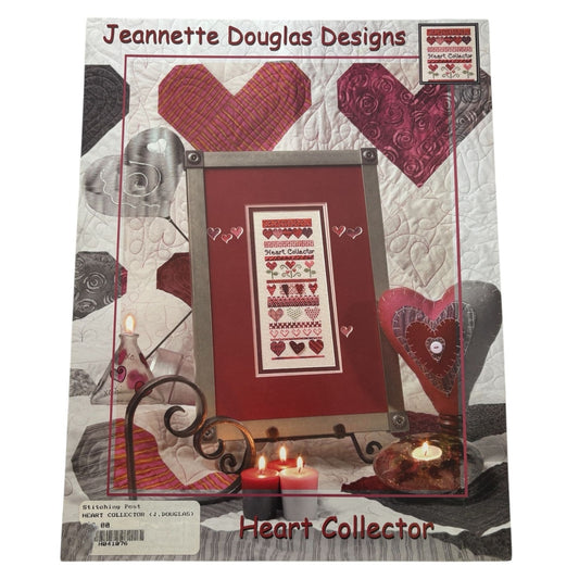 Jeannette Douglas Cross Stitch Pattern Heart Collector Hearts Garden Family Love