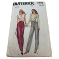 Butterick Sewing Pattern 3498 Proportioned Pants Tapered or Narrow Legs 12 Uncut