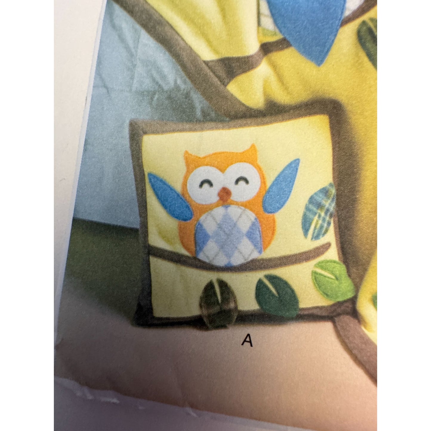 McCalls Sewing Pattern M6482 Owl Pillow and Quilt Nursery Decor Kids Baby Uncut