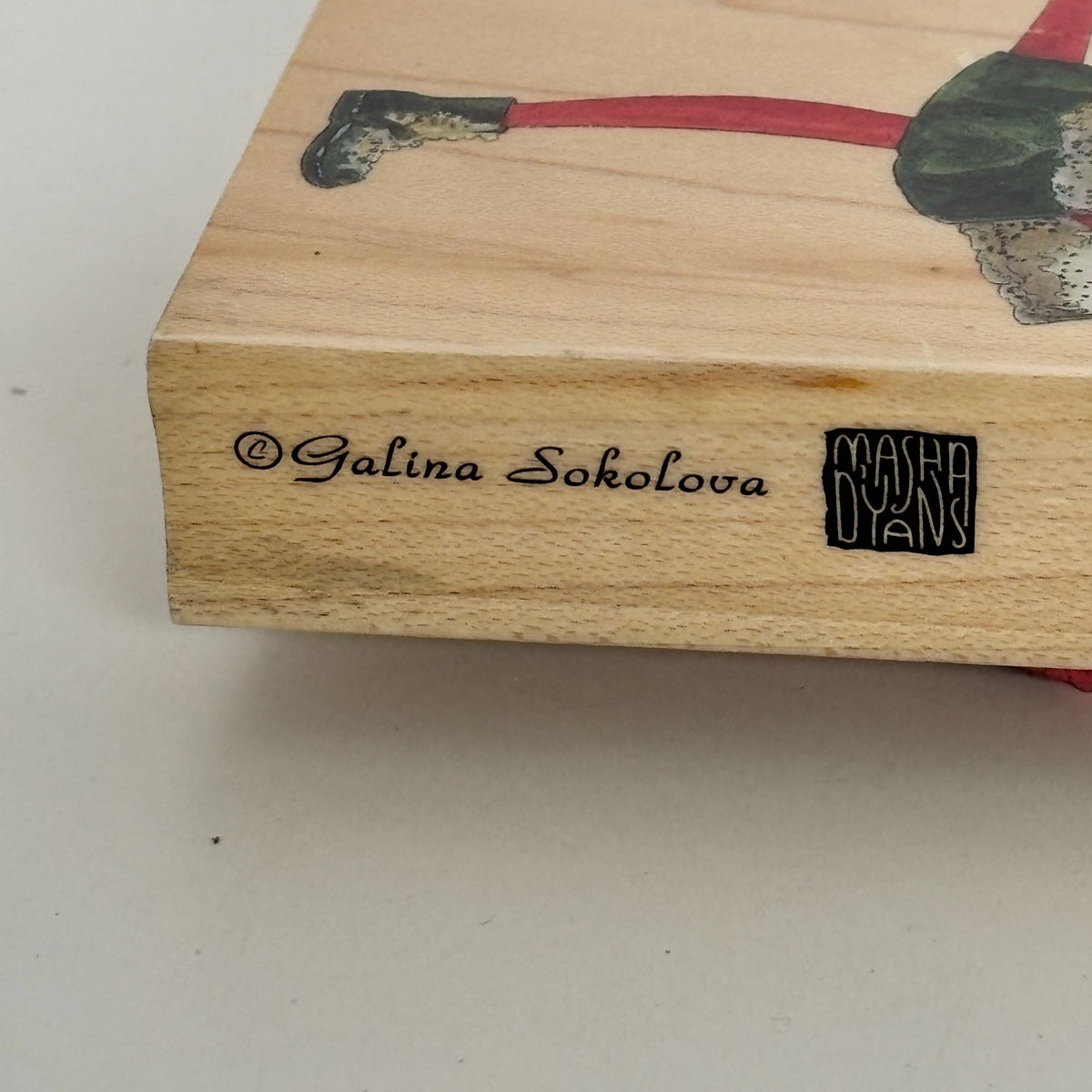 Stamps Happen Rubber Stamp Holiday Cheers Winter Fashion Christmas Cardmaking Gift Behind Back