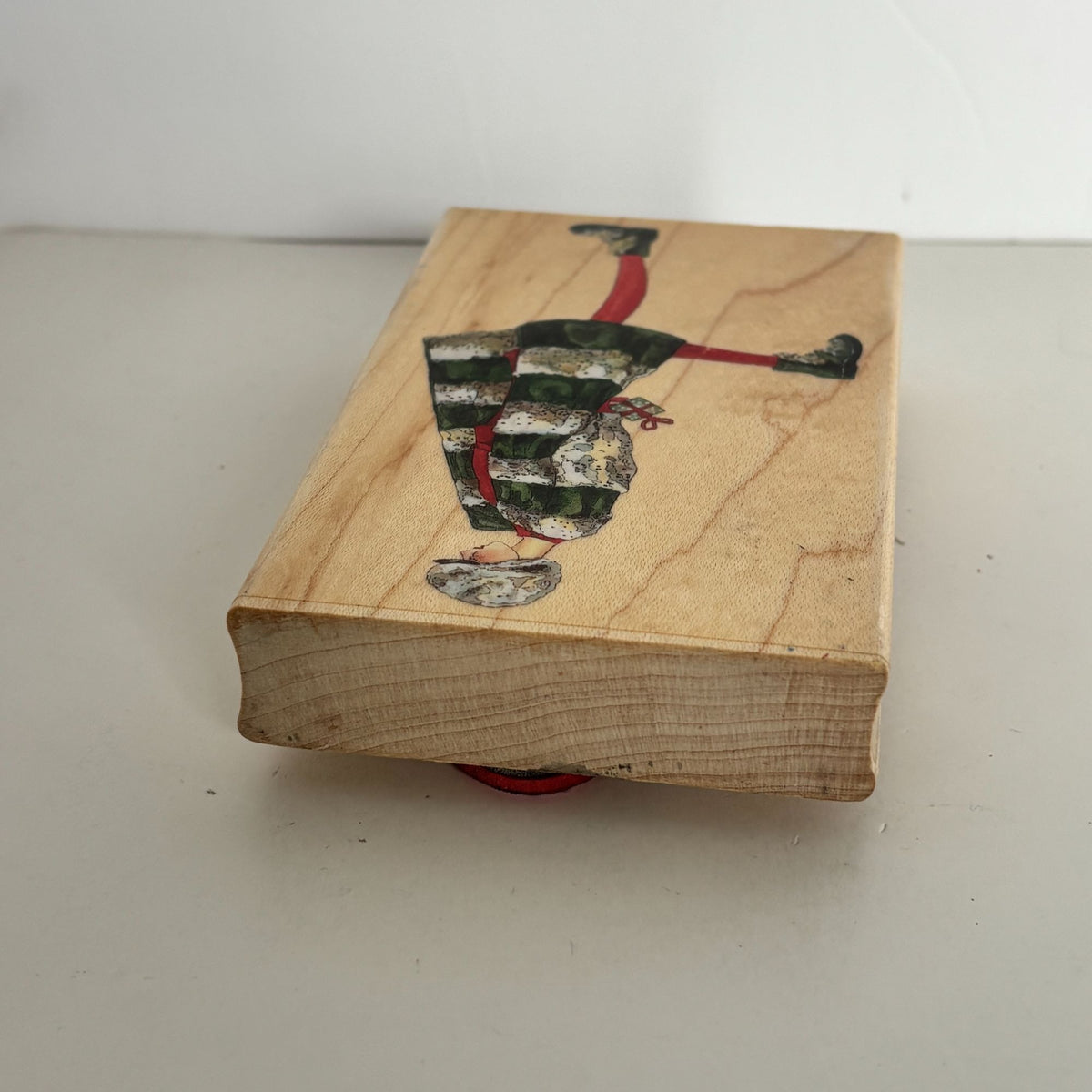 Stamps Happen Rubber Stamp Holiday Cheers Winter Fashion Christmas Cardmaking Gift Behind Back