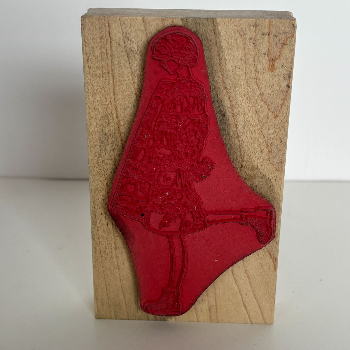 Stamps Happen Rubber Stamp Holiday Cheers Winter Fashion Christmas Cardmaking Gift Behind Back