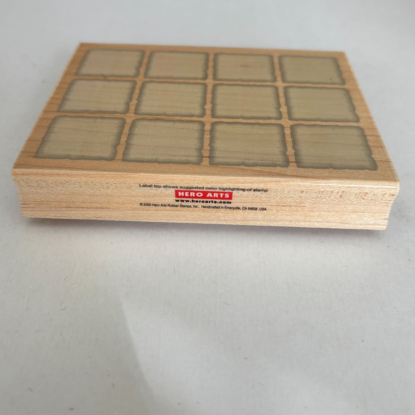 Hero Arts Rubber Stamp Super Solids Background Shadow Texture Grid Scrapbooking Crafts S2057 Large