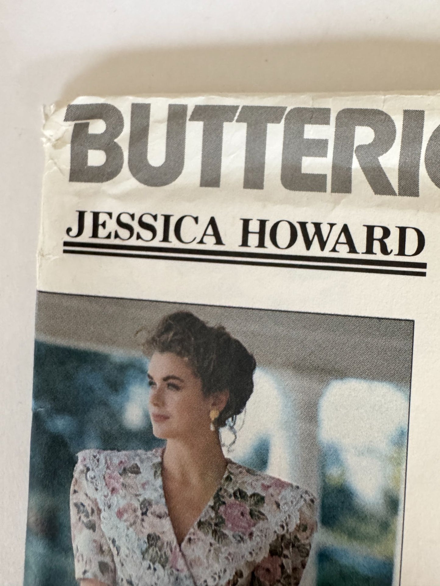 Butterick Sewing Pattern 5311 Top Peplum Skirt Split Skirt Easy 1990s UC 6 8 10