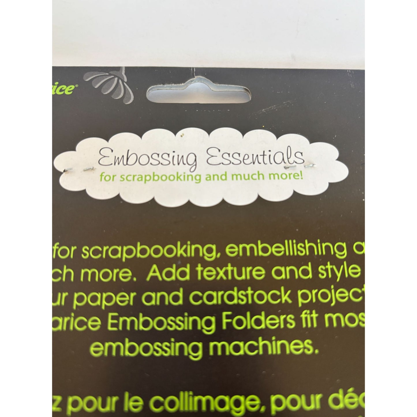 Darice Embossing Folder Circle Pattern Scrapbooking Card Making Background New