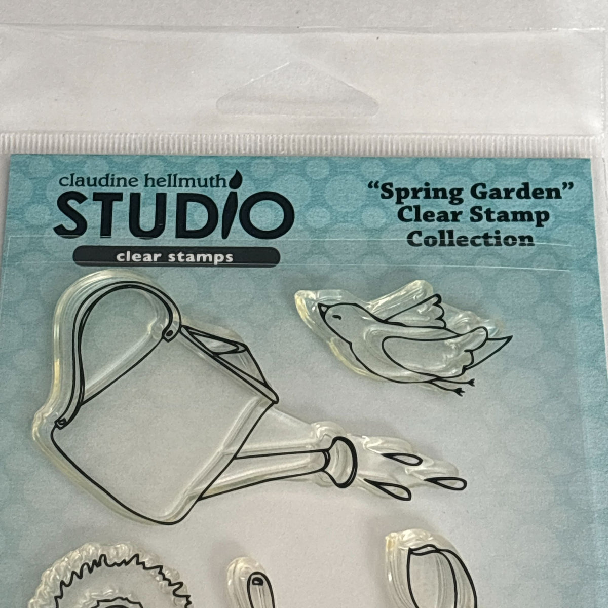 Stampers Anonymous Clear Stamp Set Spring Garden Tools Bird Claudin Hellmuth Cardmaking Gardener Gardening