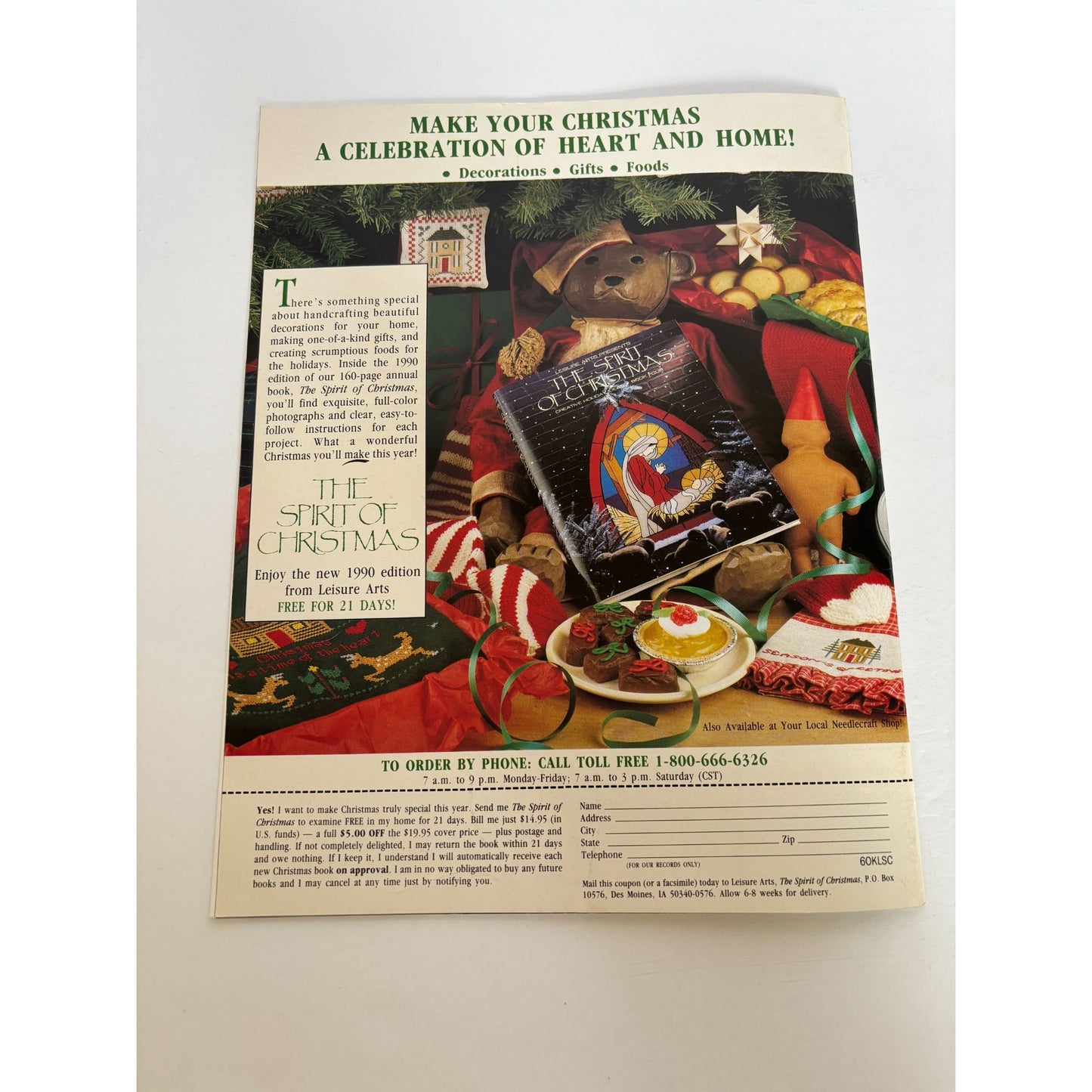 Leisure Arts Magazine October 1990 Cross Stitch Patterns Crafts Halloween Treats