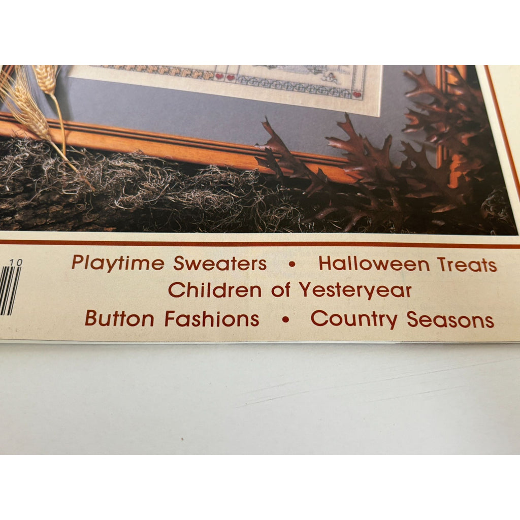 Leisure Arts Magazine October 1990 Cross Stitch Patterns Crafts Halloween Treats