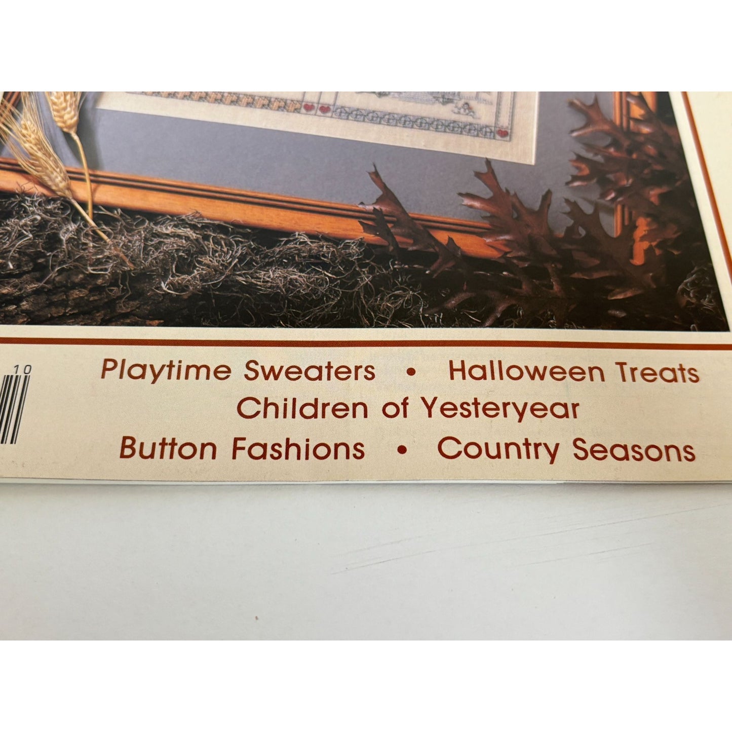 Leisure Arts Magazine October 1990 Cross Stitch Patterns Crafts Halloween Treats