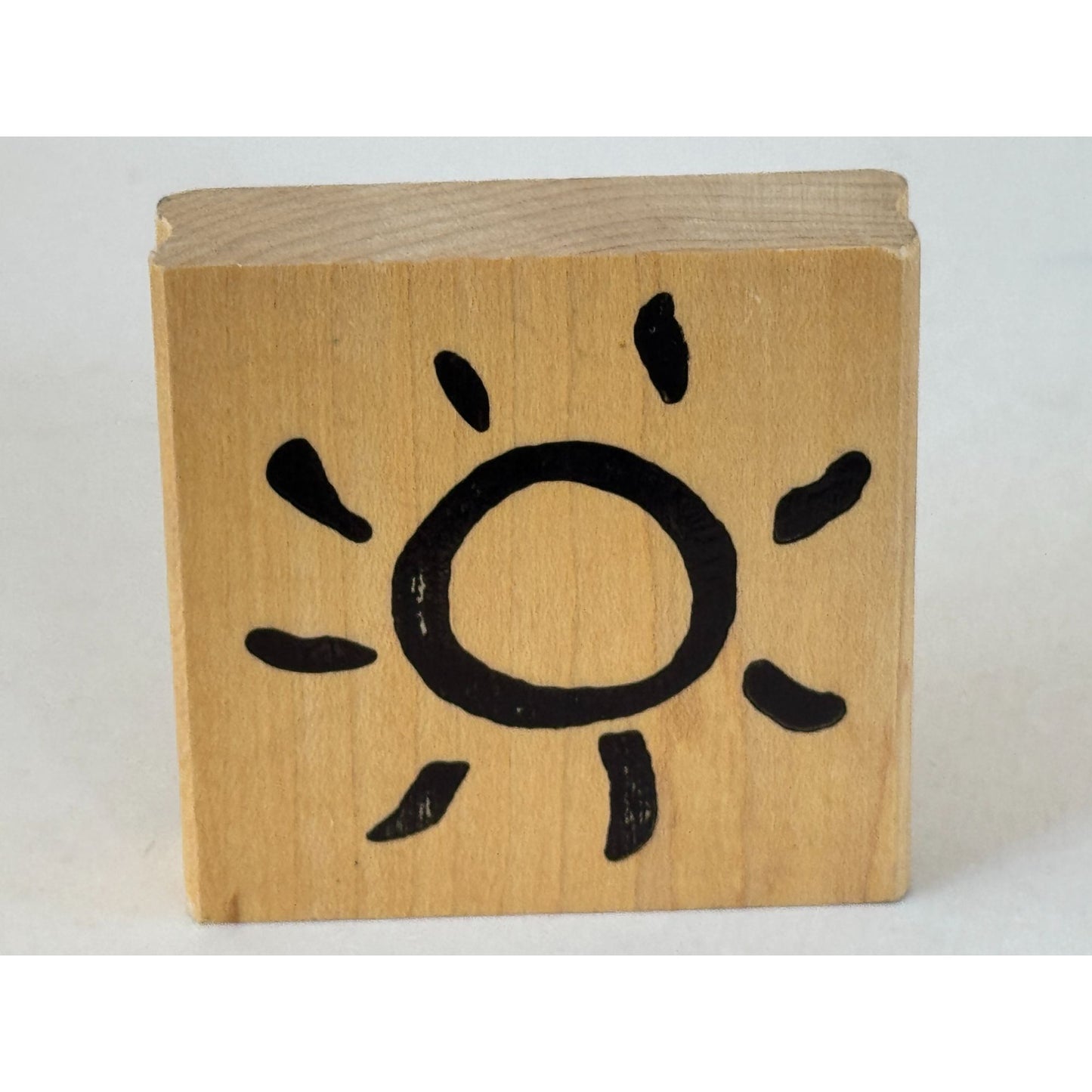 Rubber Seed Company Rubber Stamp Sun Sunshine Sky Weather Card Making Craft Big