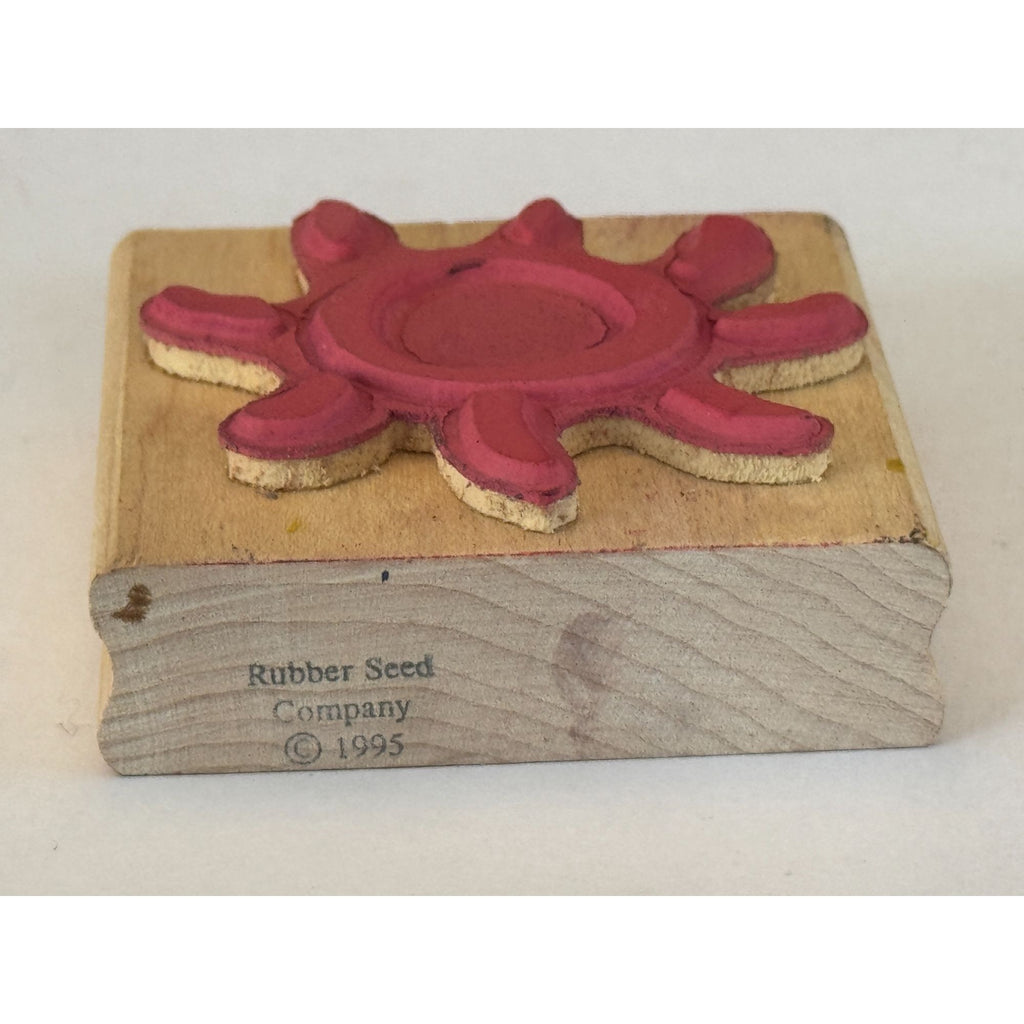 Rubber Seed Company Rubber Stamp Sun Sunshine Sky Weather Card Making Craft Big