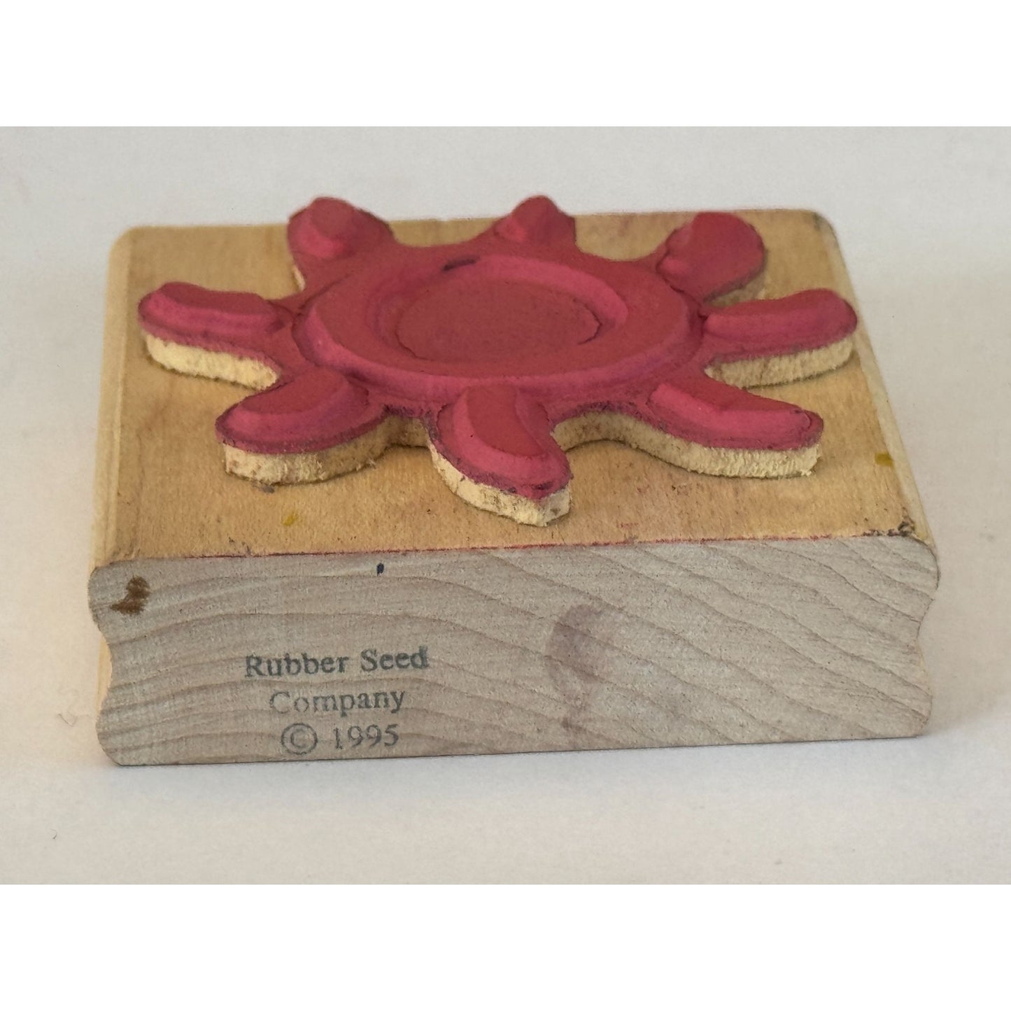 Rubber Seed Company Rubber Stamp Sun Sunshine Sky Weather Card Making Craft Big