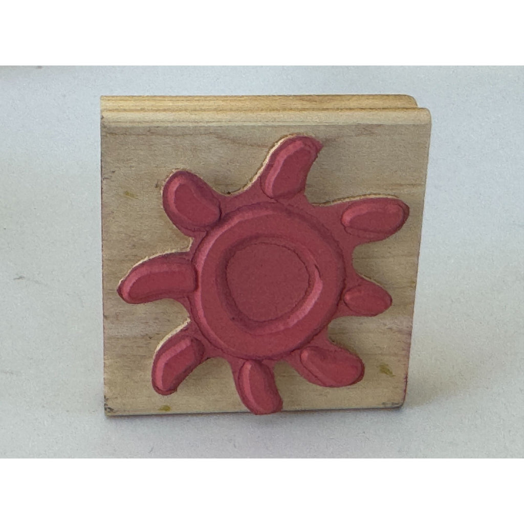 Rubber Seed Company Rubber Stamp Sun Sunshine Sky Weather Card Making Craft Big