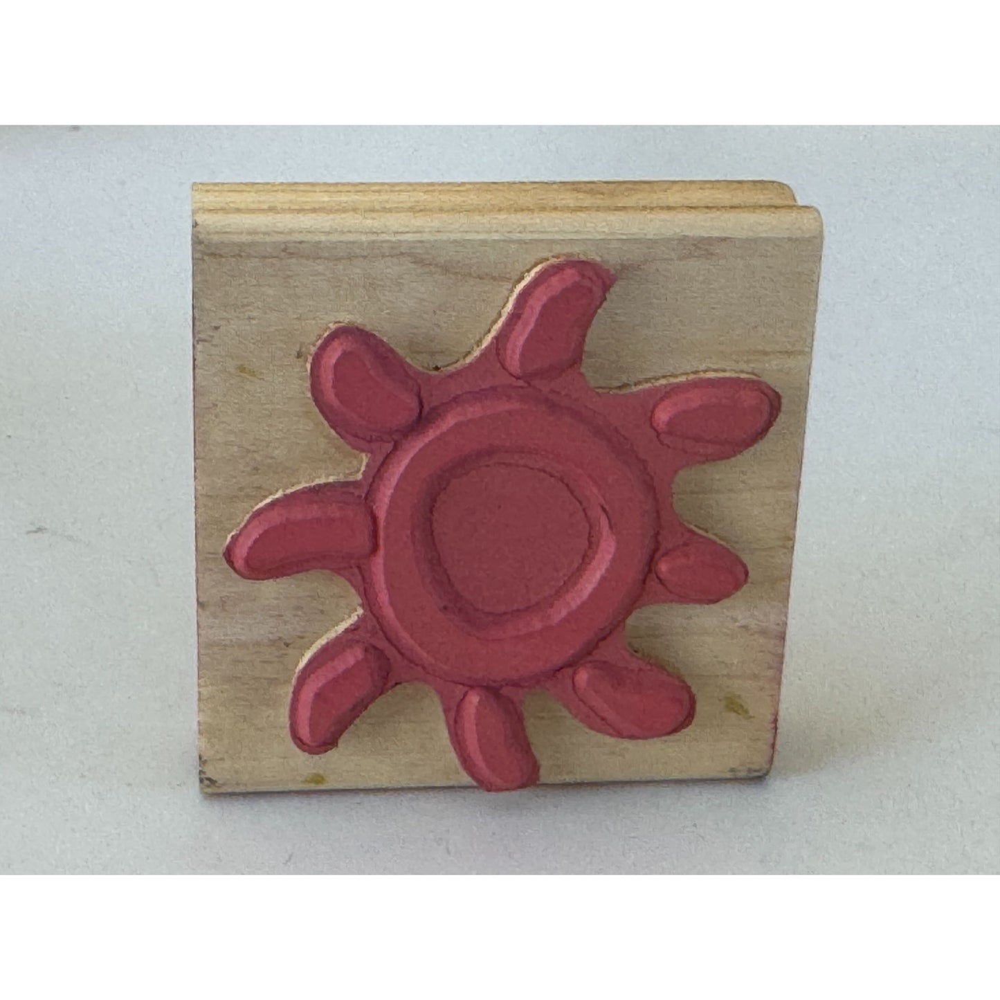 Rubber Seed Company Rubber Stamp Sun Sunshine Sky Weather Card Making Craft Big
