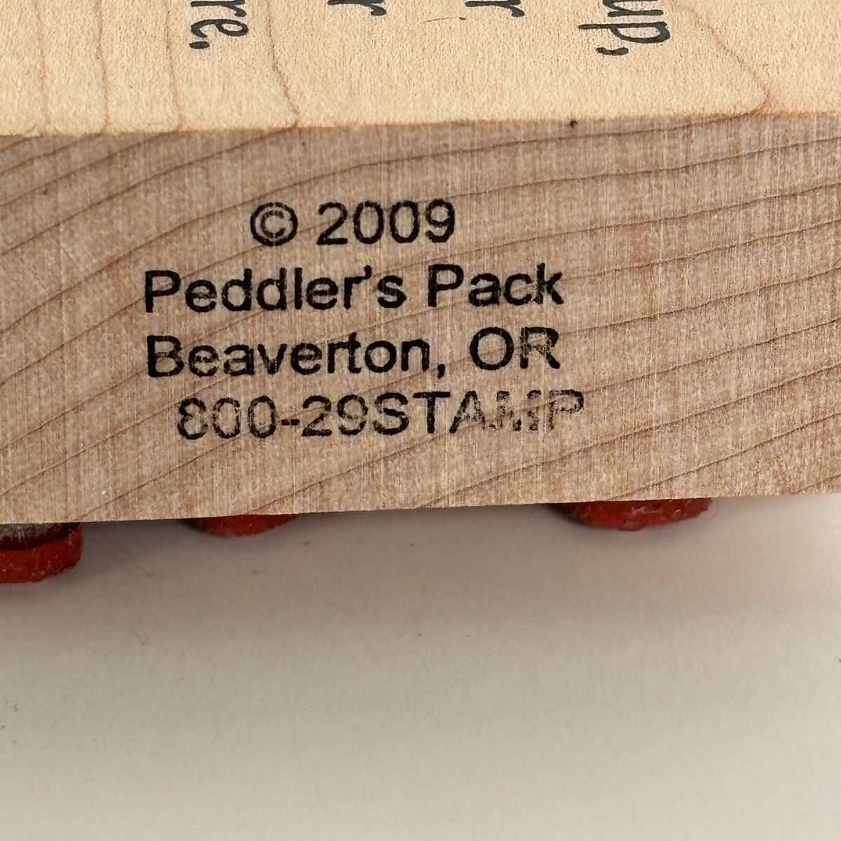 Peddlers Pack Rubber Stamp Dear Mom Mothers Day Cardmaking Sentiment Words Quote Message