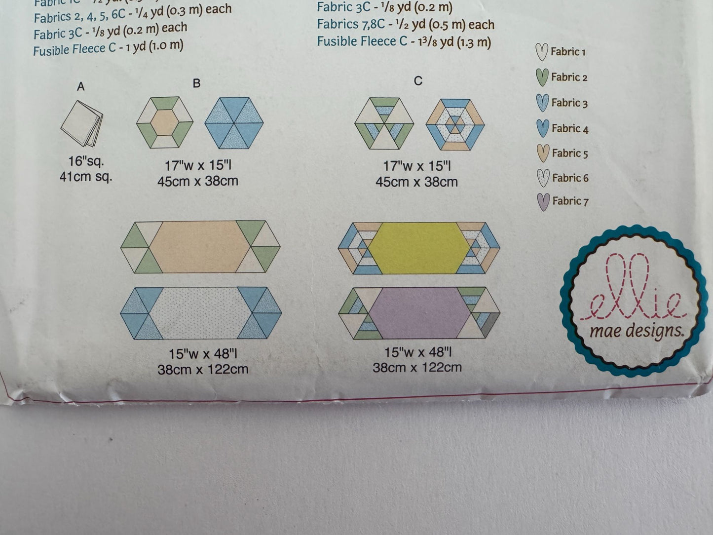 Kwik Sew Sewing Pattern Ellie Mae K186 Table Setting Home Decor Runner Napkins