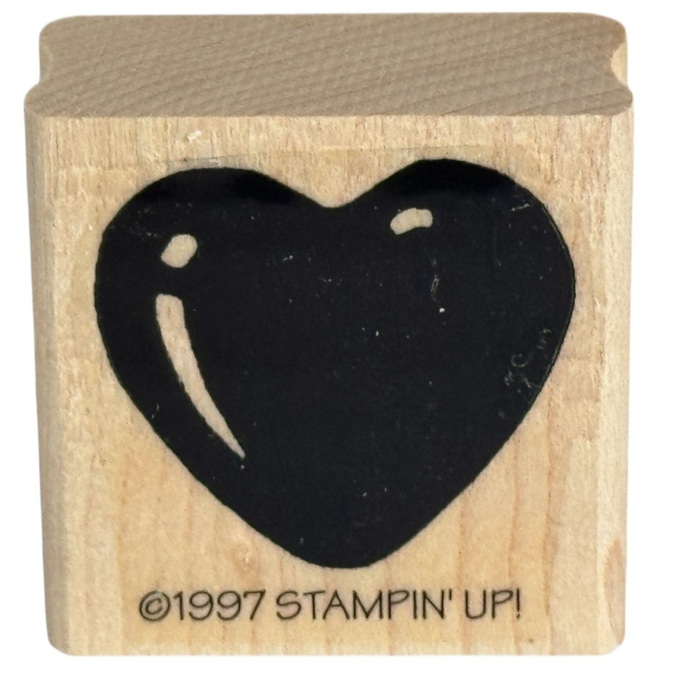 Stampin Up Rubber Stamp Heart Balloon Birthday Party Love Craft Card Making Wood