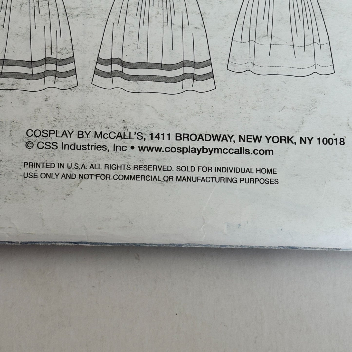 McCalls Cosplay Sewing Pattern M2089 Abigail Medieval Dress Renaissance Gown Costume 14-22 Uncut