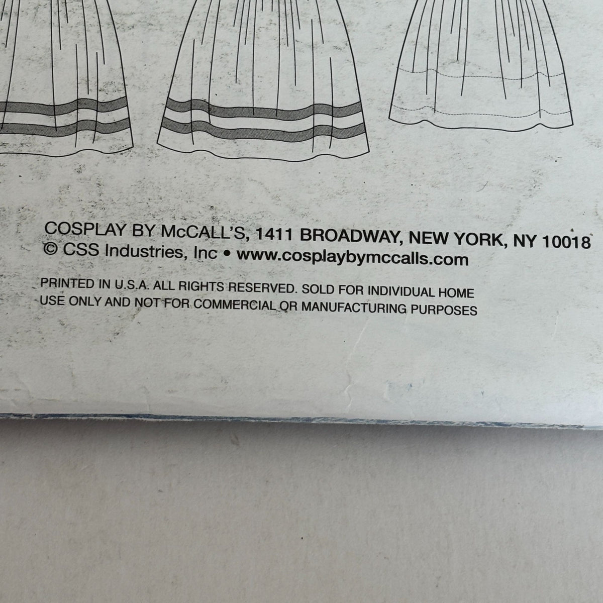 McCalls Cosplay Sewing Pattern M2089 Abigail Medieval Dress Renaissance Gown Costume 14-22 Uncut