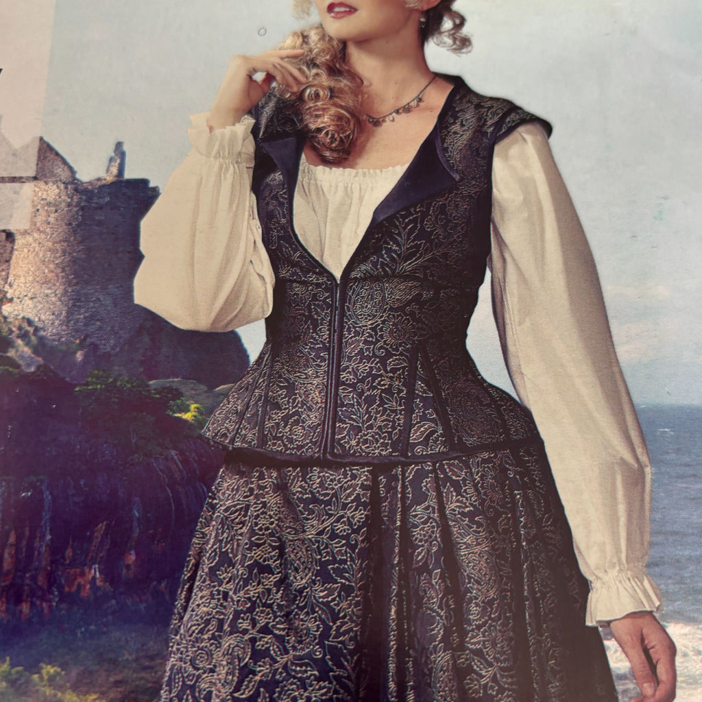 McCalls Cosplay Sewing Pattern M2089 Abigail Medieval Dress Renaissance Gown Costume 14-22 Uncut