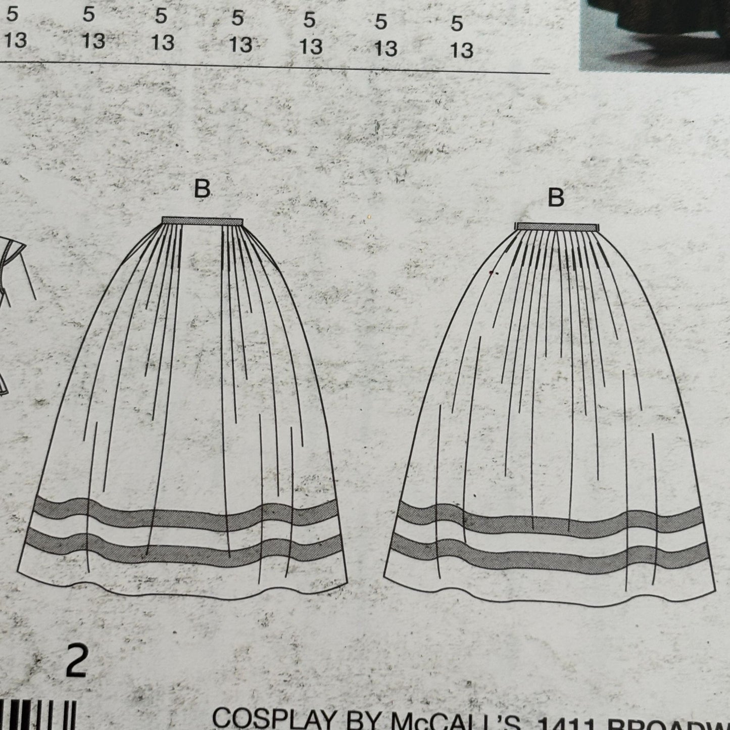 McCalls Cosplay Sewing Pattern M2089 Abigail Medieval Dress Renaissance Gown Costume 14-22 Uncut