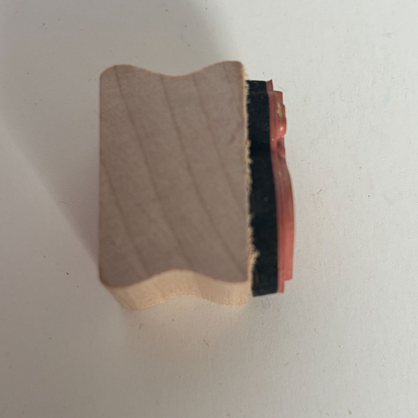 Christmas Tree Ornament Wooden Rubber Stamp Holiday Card Making Craft Small 1 in