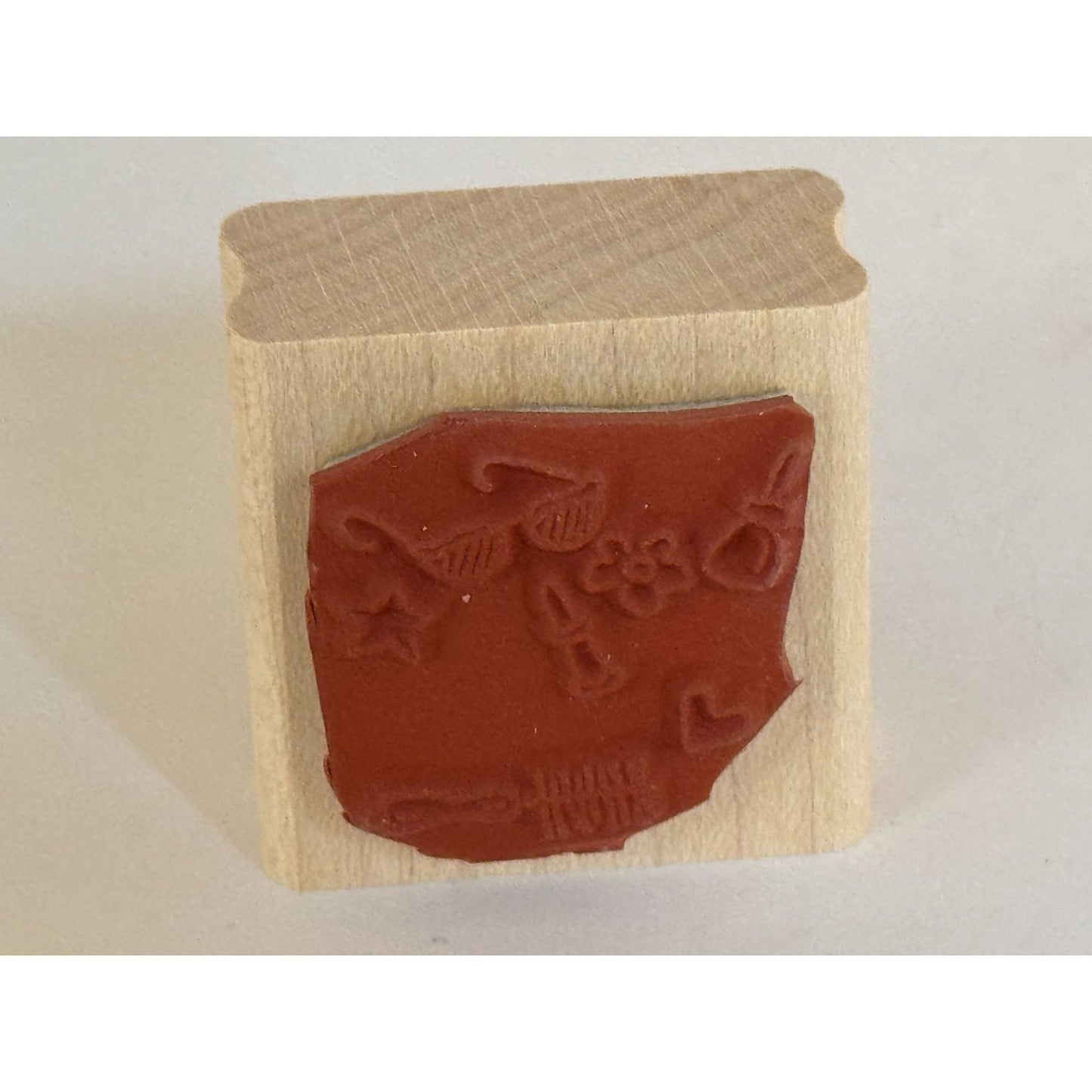 Stampin Up Rubber Stamp Beauty Makeup Collage Lipstick Sunglasses Small Fashion
