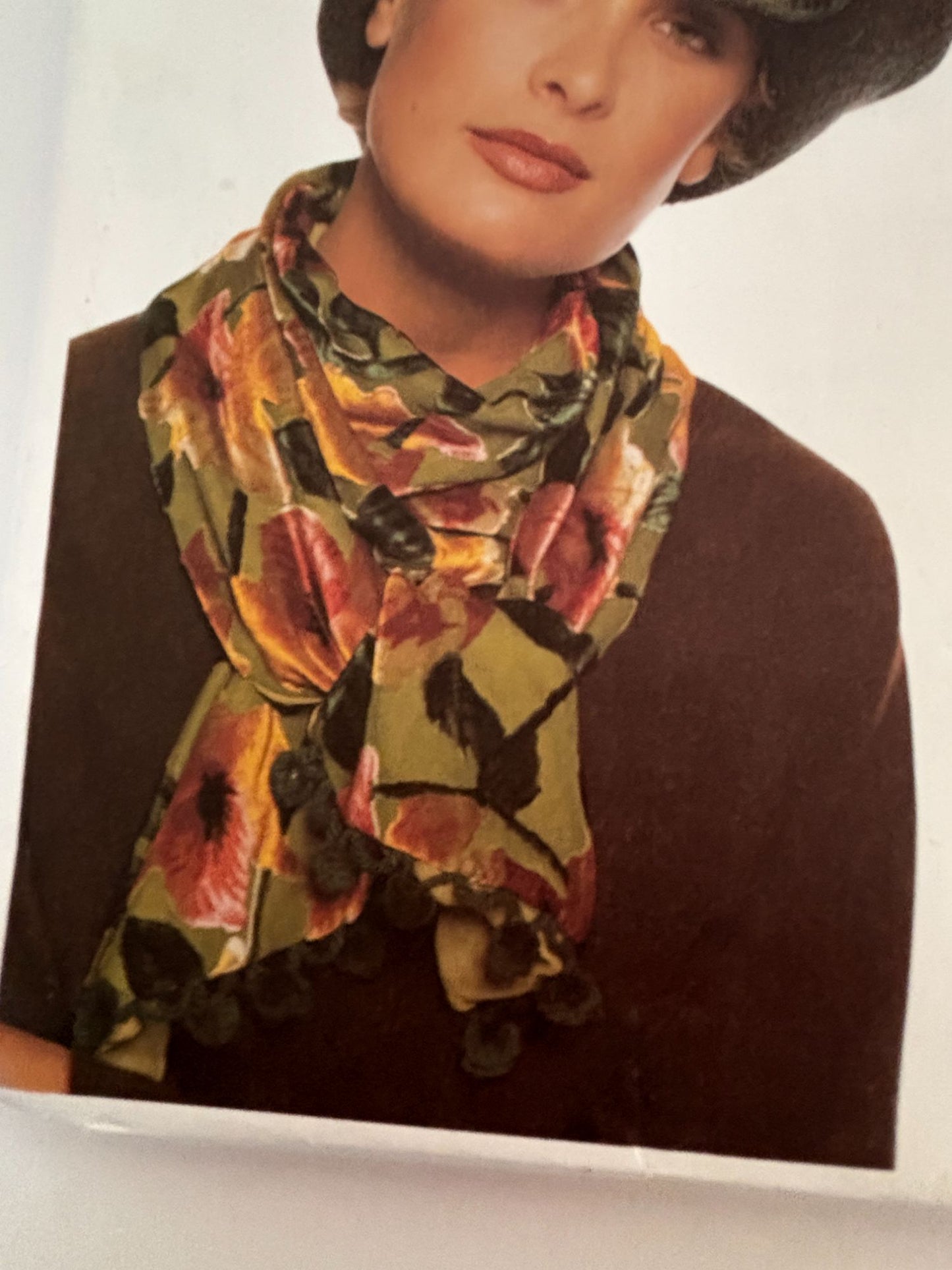McCalls Sewing Pattern 9063 Winter Hats Scarf Neck Warmer Hood Dickie Skiing UC