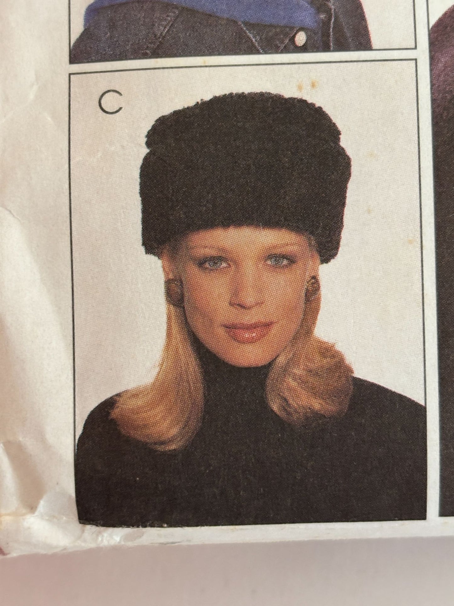McCalls Sewing Pattern 9063 Winter Hats Scarf Neck Warmer Hood Dickie Skiing UC