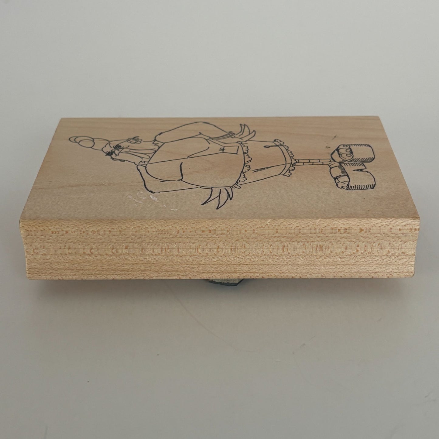 Art Impressions Rubber Stamp Chicken Fashion Heels Bird Brains Chic Chick T-1875