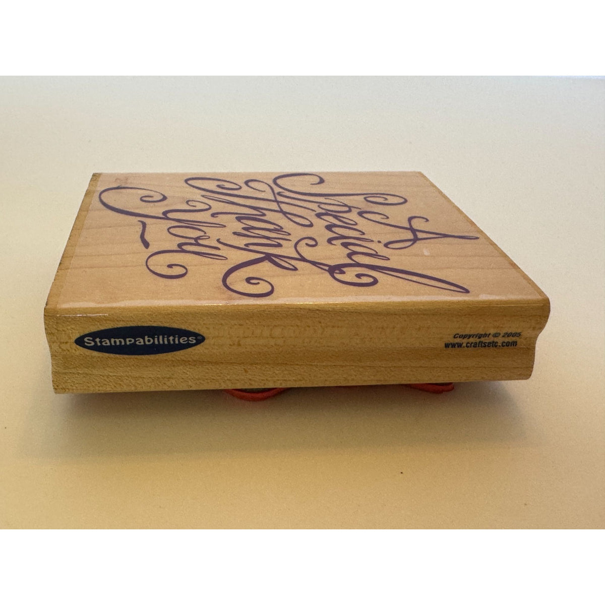 Stampabilities Rubber Stamp A Special Thank You Cardmaking Words Sentiment Big