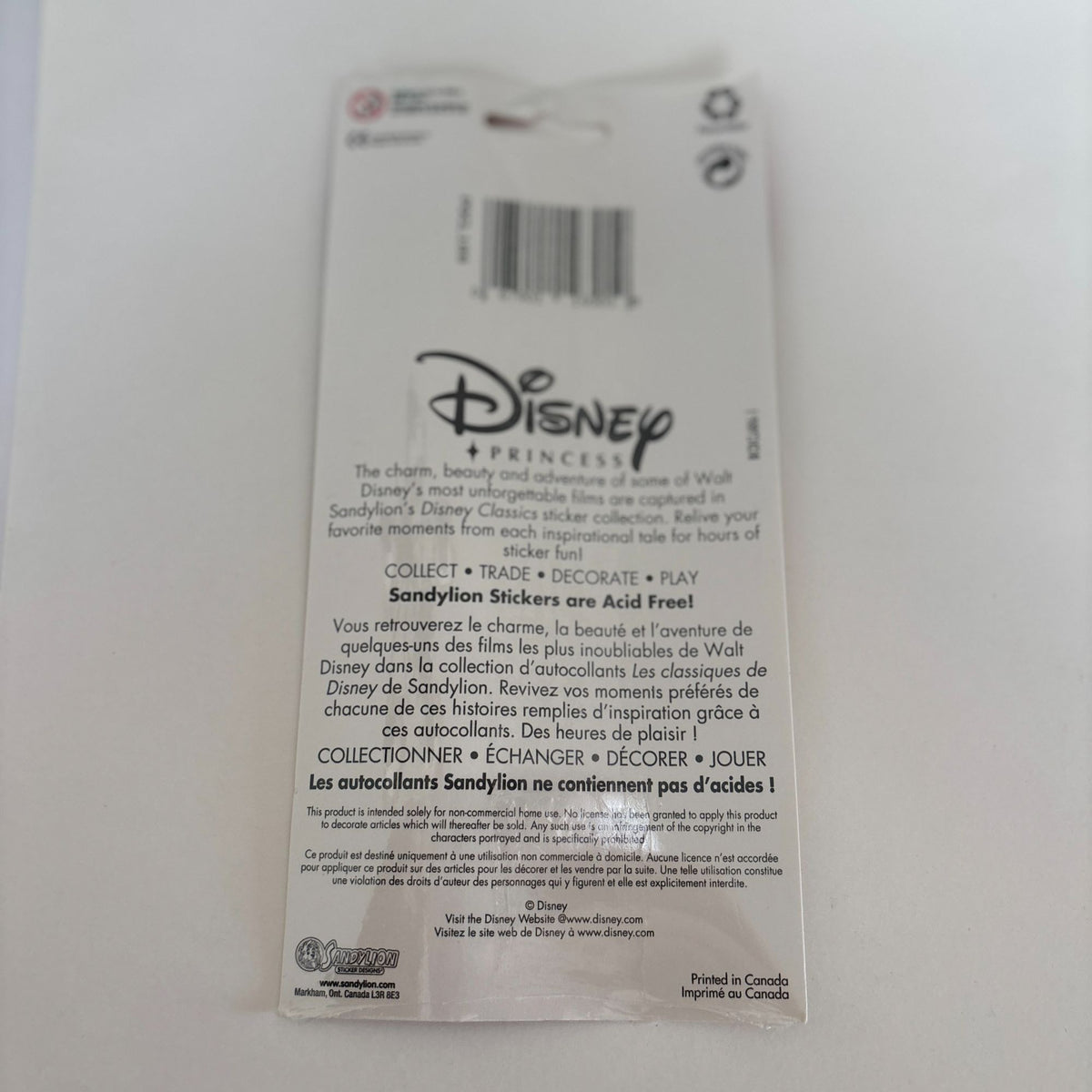 Disney Stickers Tinker Bell Sandylion Fairy Sticker Set Acid-Free Scrapbooking Craft Peter Pan