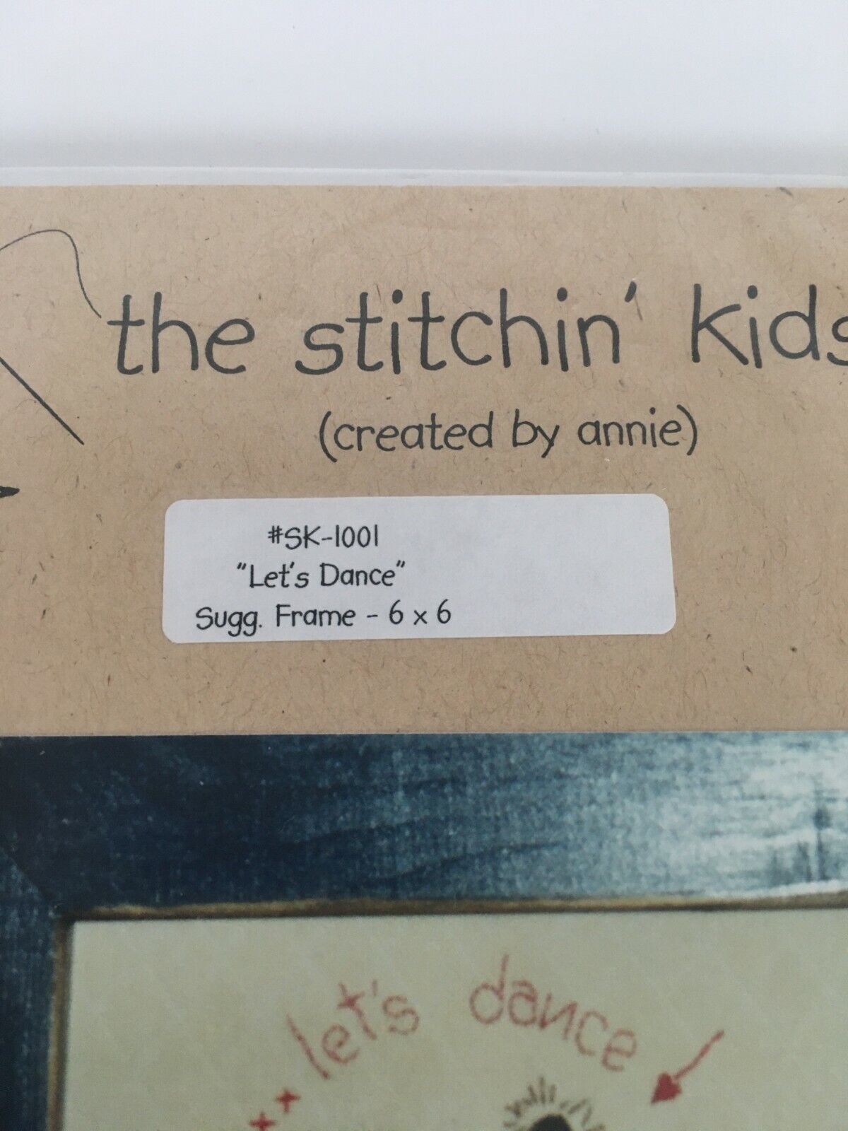 The Stitchin Kids Embroidery Pattern Lets Dance Teddy Bear Beginner Nursery Deco