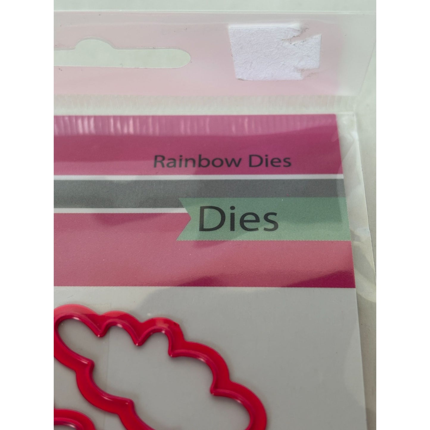 Pink and Main Rainbow Dies Set Clouds Sun Sky Card Making Crafts Scrapbooking