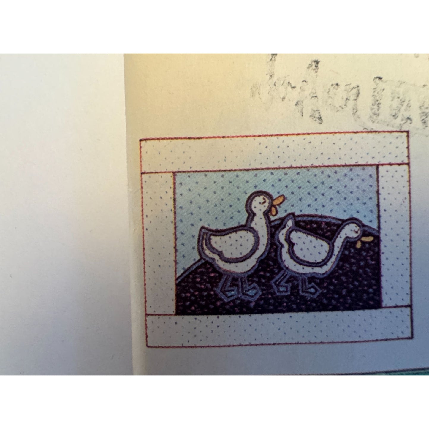 McCalls Sewing Pattern 6316 Quilt Wallhangings Pillow Farm Animal Ducks Rooster Sheep Uncut