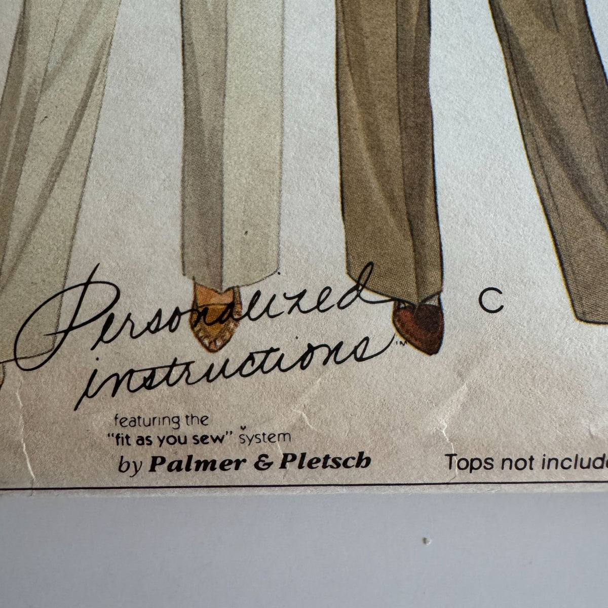 McCalls Sewing Pattern 9267 Work Pants Size 12 Waist 26.5 Palmer & Pletsch Uncut