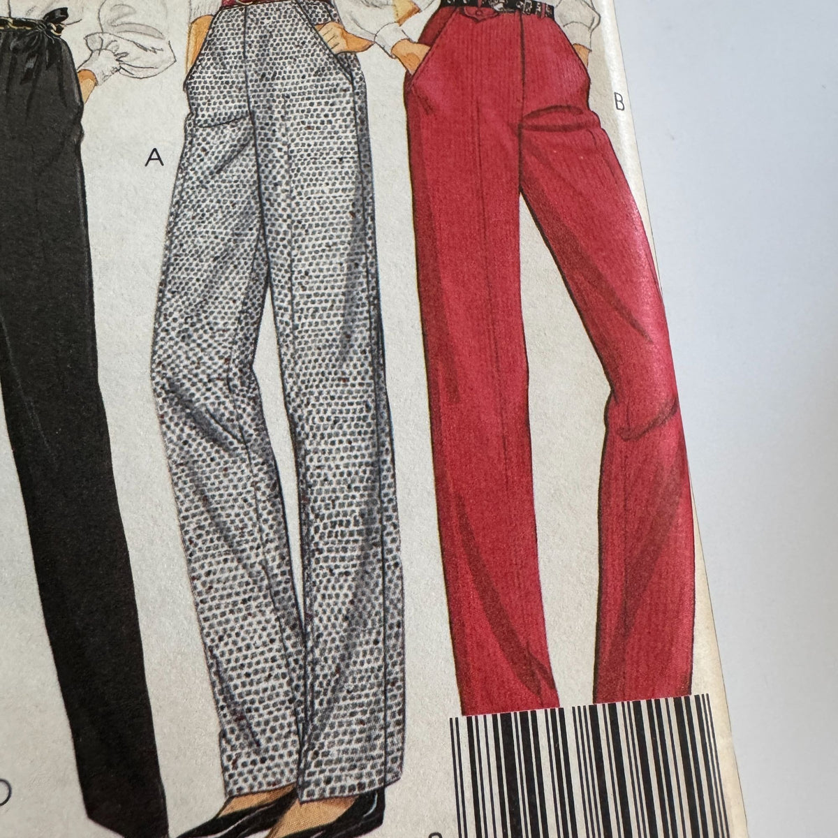 McCalls Sewing Pattern 9267 Work Pants Size 12 Waist 26.5 Palmer & Pletsch Uncut