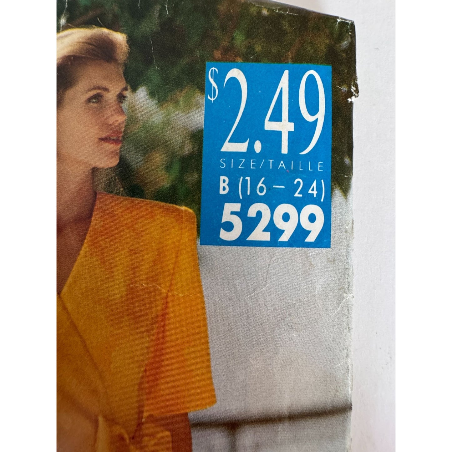 90s Wrap Top Skirt Sewing Pattern Butterick 5299 Vintage Suit Set 16-24 Uncut