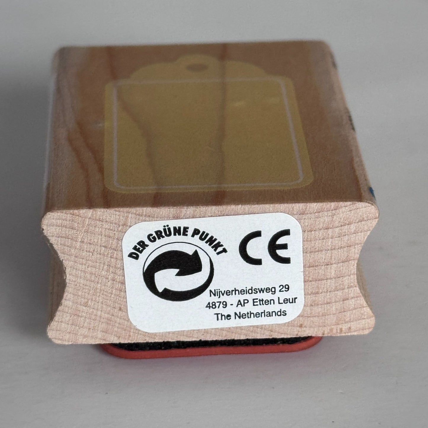 All Night Media Rubber Stamp Gift Tag Price Tag Label Journaling Cardmaking Wood