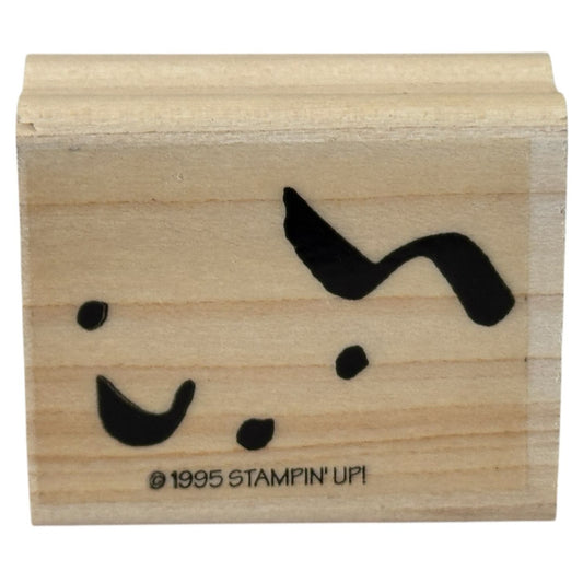 Stampin Up Rubber Stamp Confetti Party Celebration Card Making Background Wooden