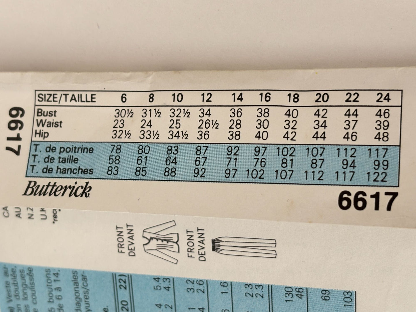 Butterick Sewing Pattern 6617 Jacket Pants Suit 90s Power Style 6 8 10 Easy UC