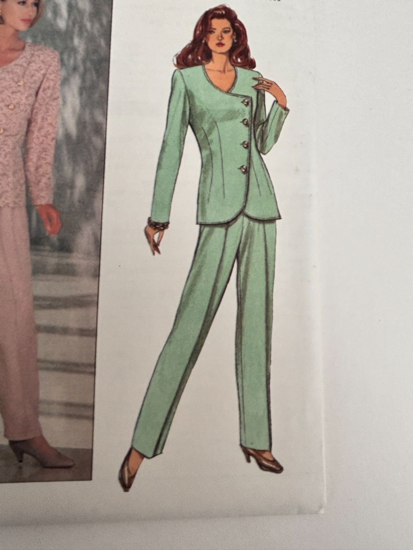Butterick Sewing Pattern 6617 Jacket Pants Suit 90s Power Style 6 8 10 Easy UC