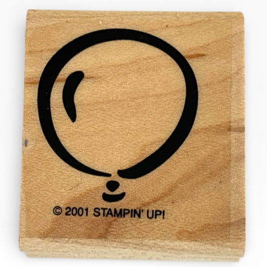 Stampin Up Rubber Stamp Birthday Balloon Invitation Card Making Symbol Crafting