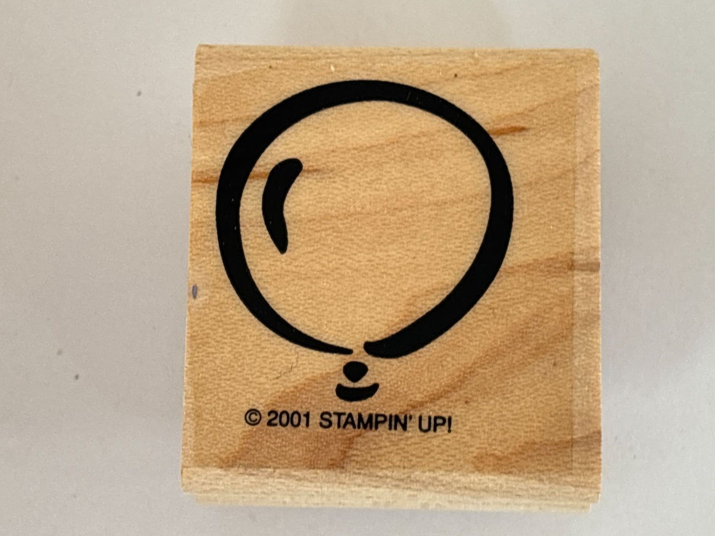 Stampin Up Rubber Stamp Birthday Balloon Invitation Card Making Symbol Crafting